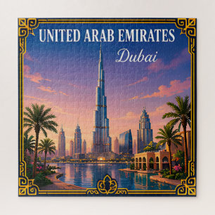 🌇 Dubai Vereinigte Arabische Emirate Erinnerung a Puzzle