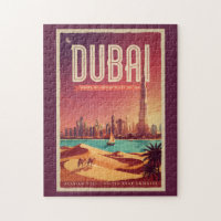 Dubai Vereinigte Arabische Emirate Nacht Skyline I