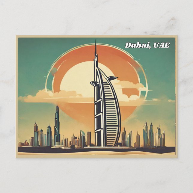 Dubai Vereinigte Arabische Emirate Postkarte (Vorderseite)
