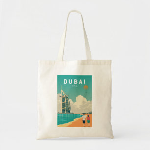 Dubai Vereinigte Arabische Emirate Retro Travel Ar Tragetasche