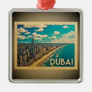 Dubai-Verzierungs-Vintage Reise Silbernes Ornament