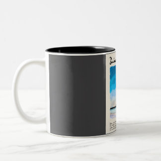 Dubai Vintag Watercolor Travel Zweifarbige Tasse