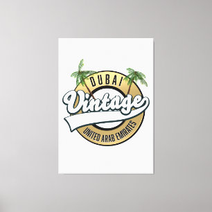 Dubai Vintage Vereinigte Arabische Emirate Leinwanddruck