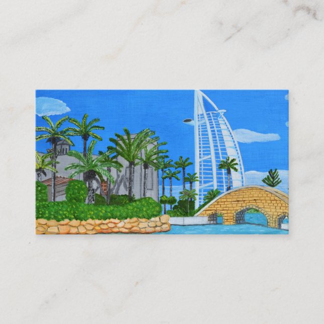 Dubai Visitenkarte (Vorderseite)