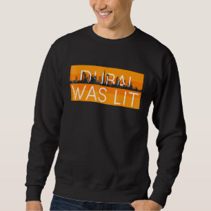 Dubai war Lit Trip City Sweatshirt