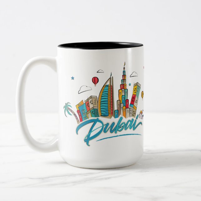 Dubai Zweifarbige Tasse (Links)