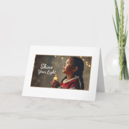 Dubbele kerst wenskaart karte