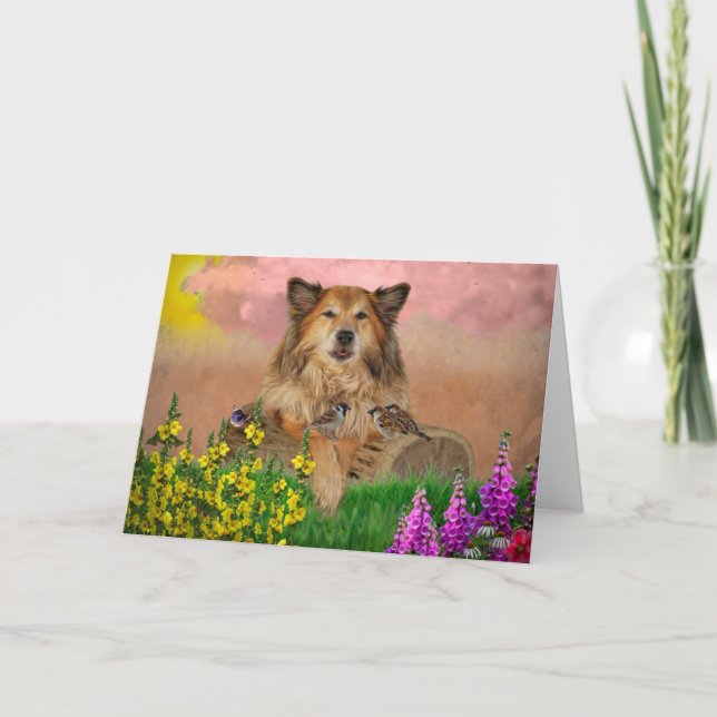 Dubbele wenskaart karte (Vorderseite)