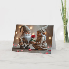 Dubbele wenskaart Valentijn Karte