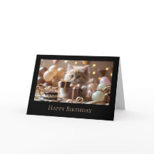 Dubbele wenskaart verjaardag