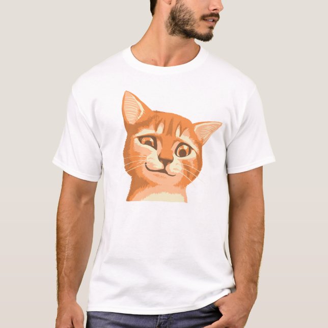 Dubious cat T-Shirt (Vorderseite)