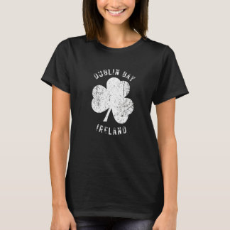Dublin Bay Irland Vintage Shamrock abgenutzt Toile T-Shirt