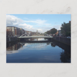 Dublin Bridge Landscape Postcard Postkarte