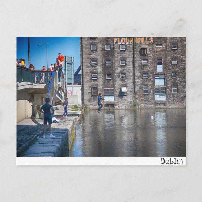 Dublin/Canal Grande Postkarte (Vorderseite)