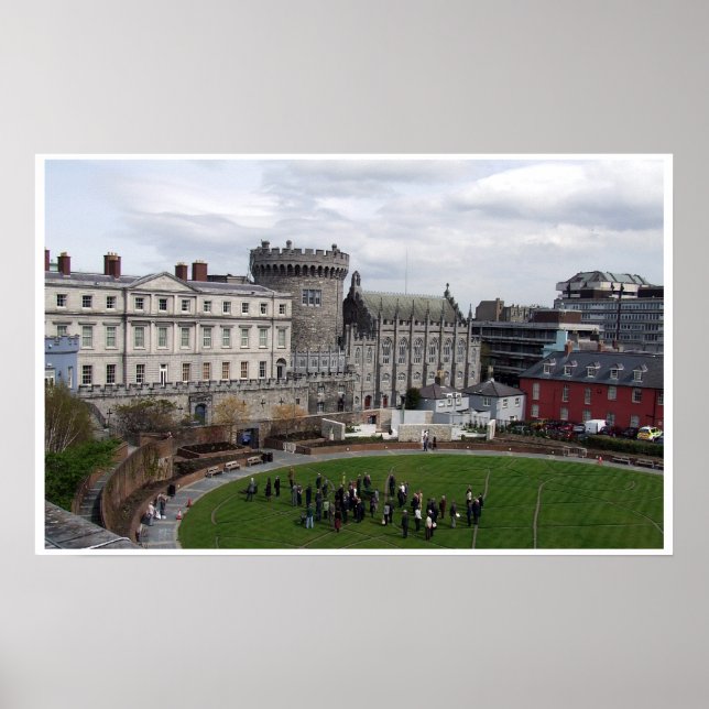 Dublin Castle: Dublin City Irland Poster (Vorne)