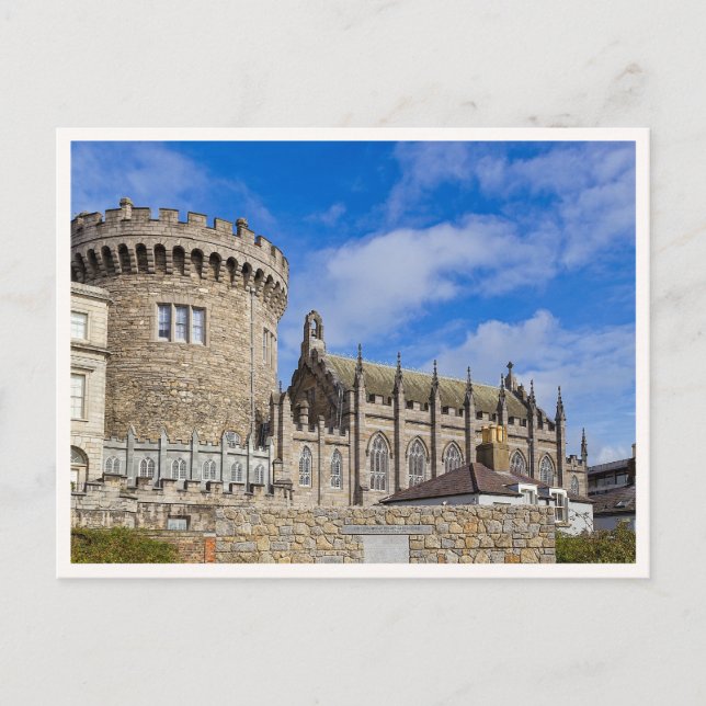Dublin Castle Irland Foto Postkarte (Vorderseite)