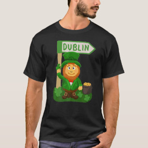 Dublin City Ireland Souvenirgeschenk für Frauen Pr T-Shirt