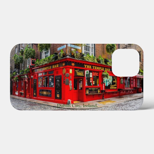 Dublin City Ireland, Temple Bar Irish Pub Case-Mate iPhone Hülle (Rückseite (Horizontal))