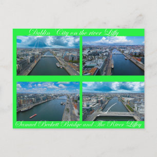 Dublin City Postkarte