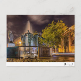 Dublin City Postkarte