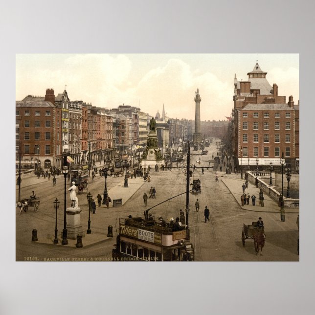 Dublin City View Poster (Vorne)