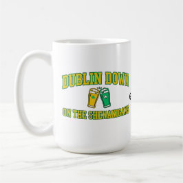 Dublin Down Heritage Club Vintage Varsity Kleeblat Kaffeetasse