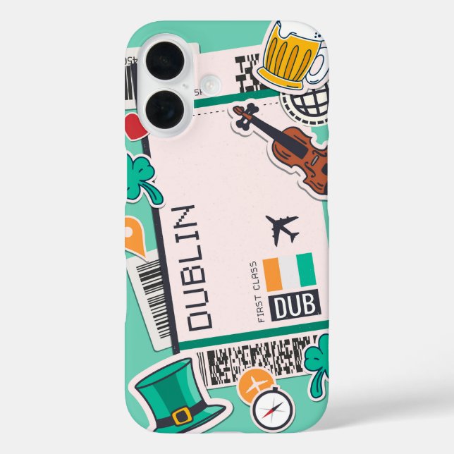 Dublin Dreams - Irish Travel Case-Mate iPhone Hülle (Rückseite)