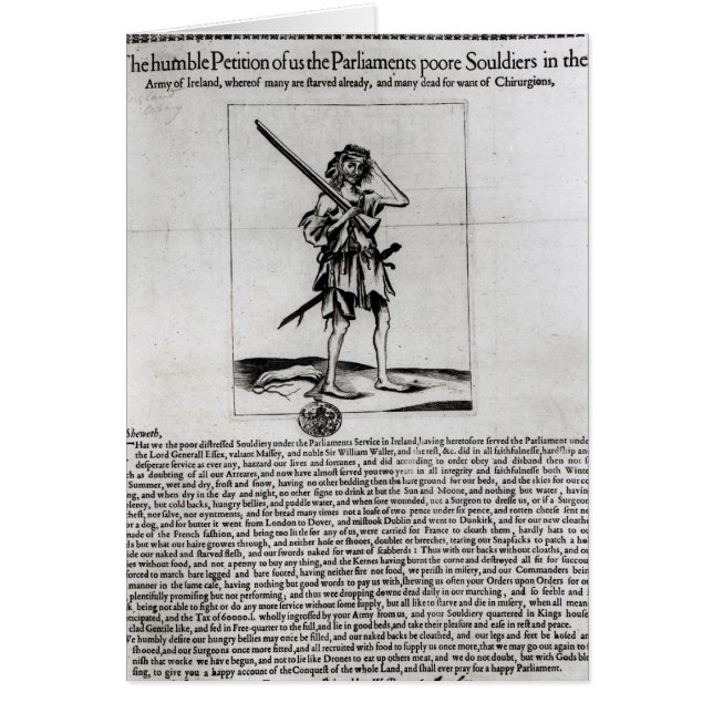 Dublin-Handzettel, 1647 (Vorne)