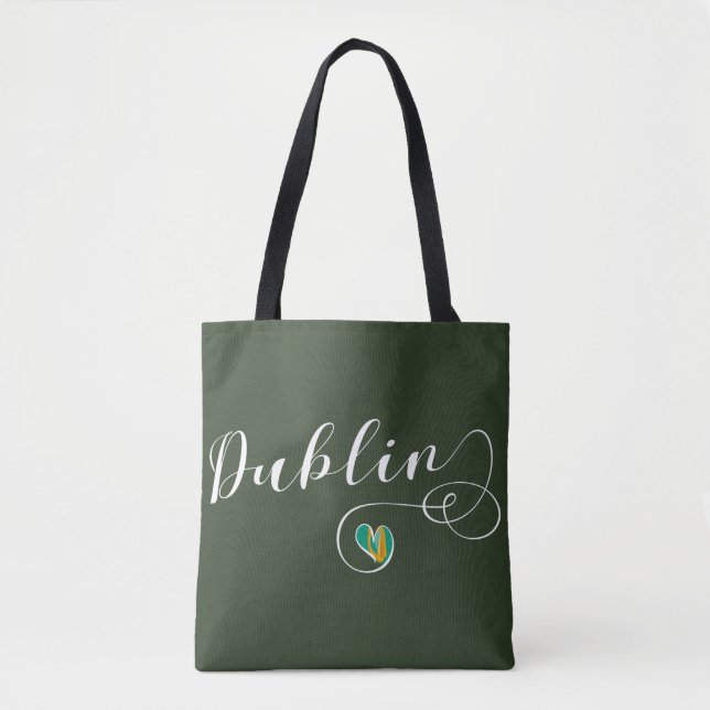 Dublin Heart Grocertasche, Irland (Vorderseite)