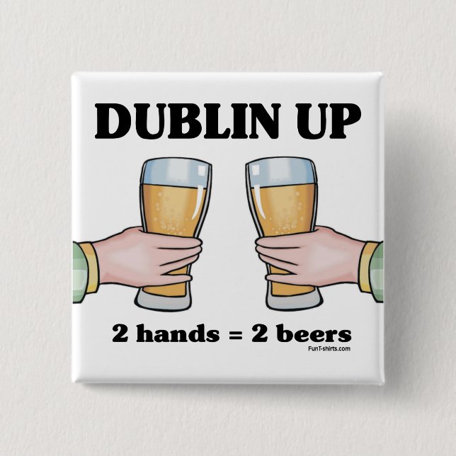 Dublin herauf Knopf Button (Vorderseite)