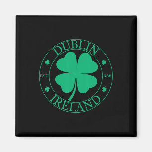 Dublin Ireland East 988 Clover Leaf Kleeblatt St. Magnet