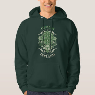 Dublin Ireland Irish Celtic Cross Hoodie
