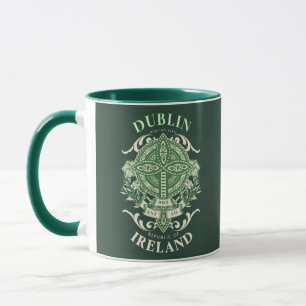 Dublin Ireland Irish Celtic Cross Tasse