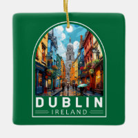 Dublin Ireland Reisen Art Vintag