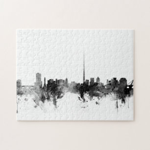 Dublin Ireland Skyline Puzzle