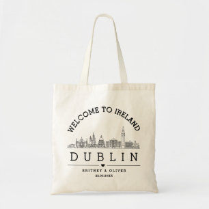 Dublin Irland Destination Hochzeitsgeschenke Tragetasche