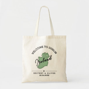Dublin Irland Destination Hochzeitsgeschenke Tragetasche