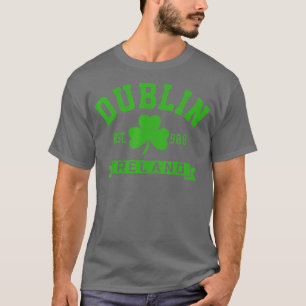 Dublin Irland Gegr. 988 Kleeblatt Shamrock St. Pat T-Shirt