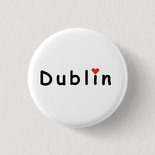 Dublin Irland, I Liebe Dublin Button