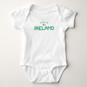 Dublin Irland in Schwierigkeiten Baby Strampler
