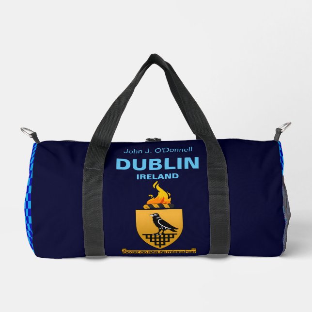 Dublin Irland - Irisch Personalisiert Duffle Bag (Vorderseite)