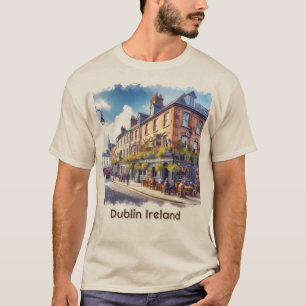 Dublin Irland Irisches Pub Herrenbekleidung T-Shir T-Shirt