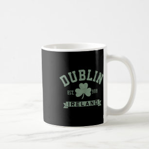 Dublin Irland Kleeblatt Irischer St. Patricks Tag Kaffeetasse