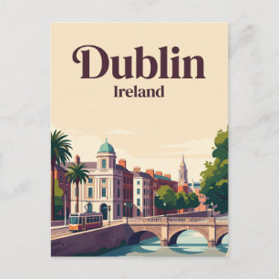 Dublin Irland Postkarte
