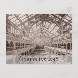 Dublin Irland Reise Foto moderner Vintage-Look Postkarte