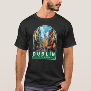 Dublin Irland Reise Kunst Vintage T-Shirt