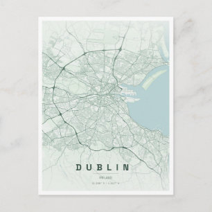 Dublin Irland Reise Postkarte