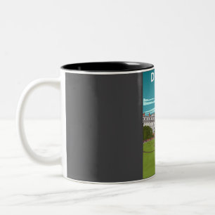 Dublin Irland Schloss Reiseplakat Zweifarbige Tasse