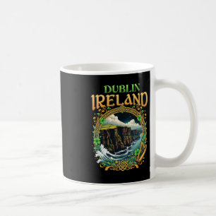 Dublin Irland Souvenir Meeresklippen Dublin Urlaub Kaffeetasse