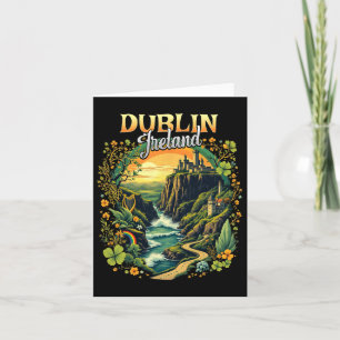 Dublin Irland Urlaub Reise Irisches Souvenir Karte